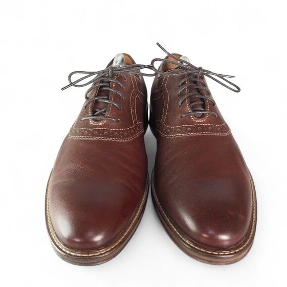 Johnston & Murphy Warner Plain Toe‎ Leather Oxfords 20-6943 Brown Men\'s 10.5D main image 6